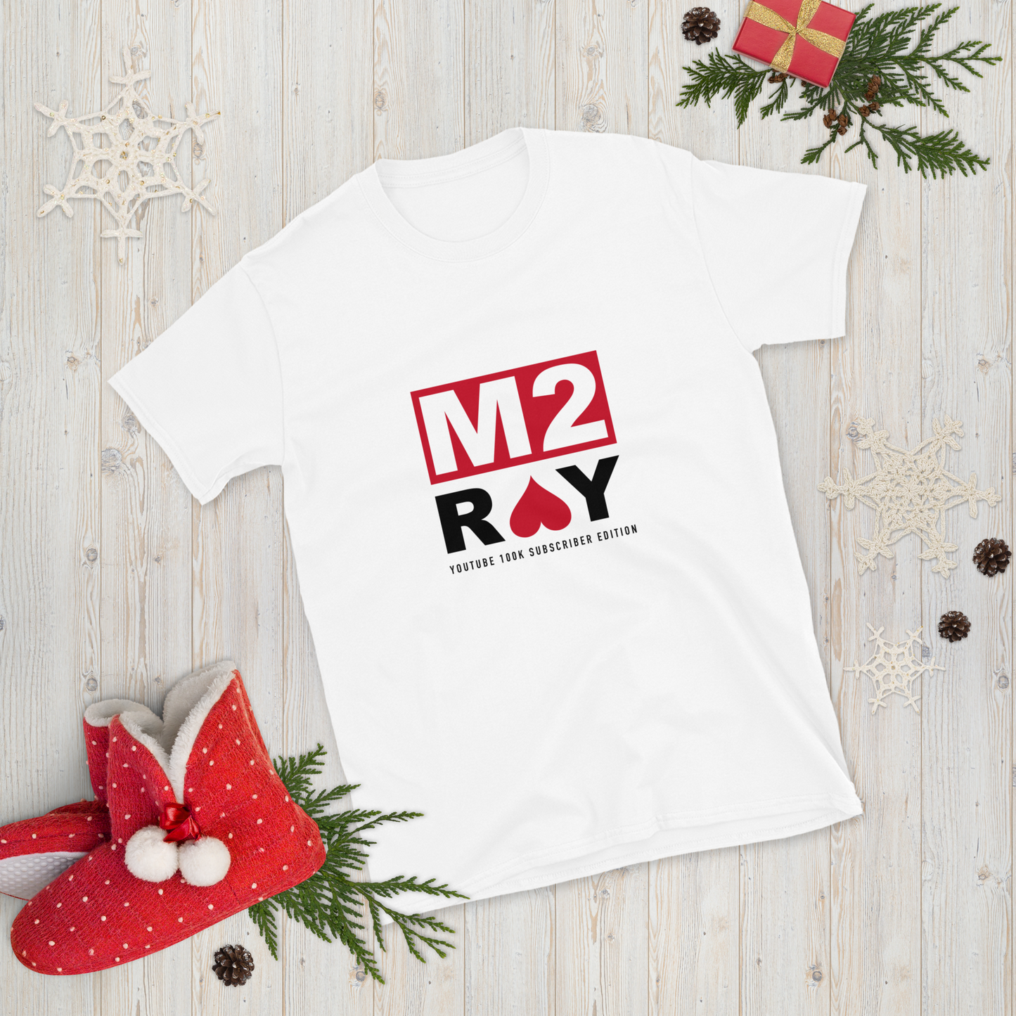 White T-shirt [M2 File 100K Subscription Commemorative Edition]